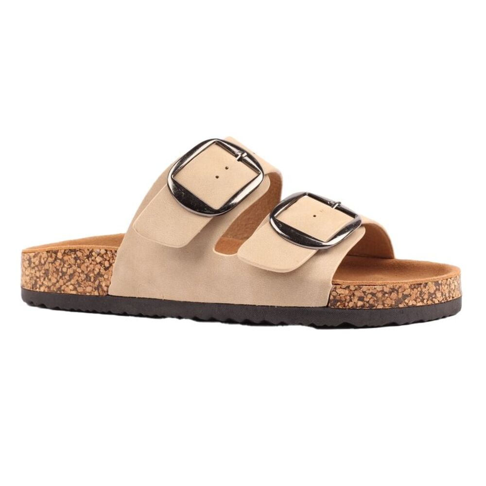 Lunar Womens/Ladies Rondo Leather Sandals / Beige